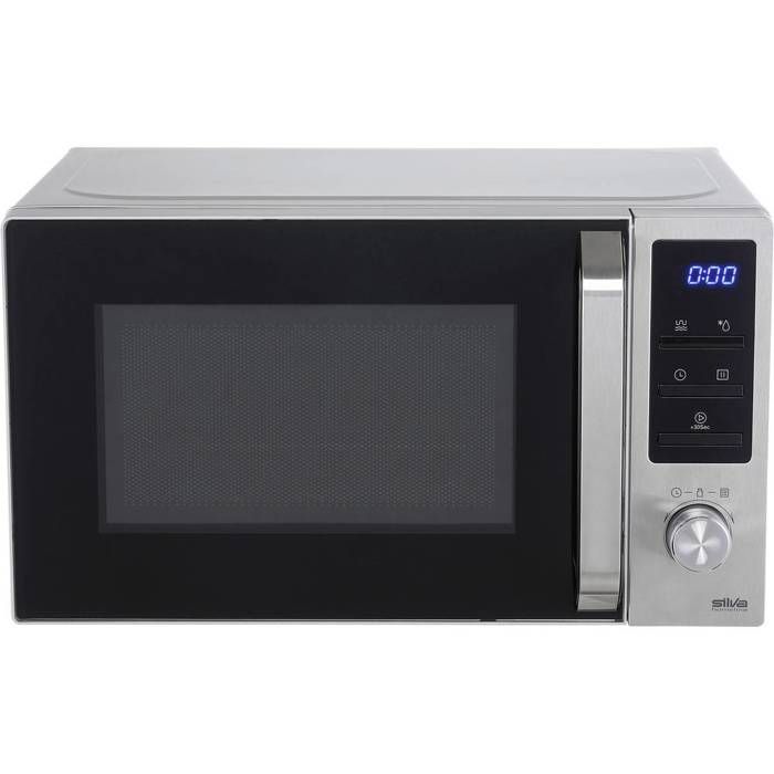 Silva Homeline MWG-E 20.8 Micro-ondes noir acier inoxydable 800 W fonction grill - Silva homeline
