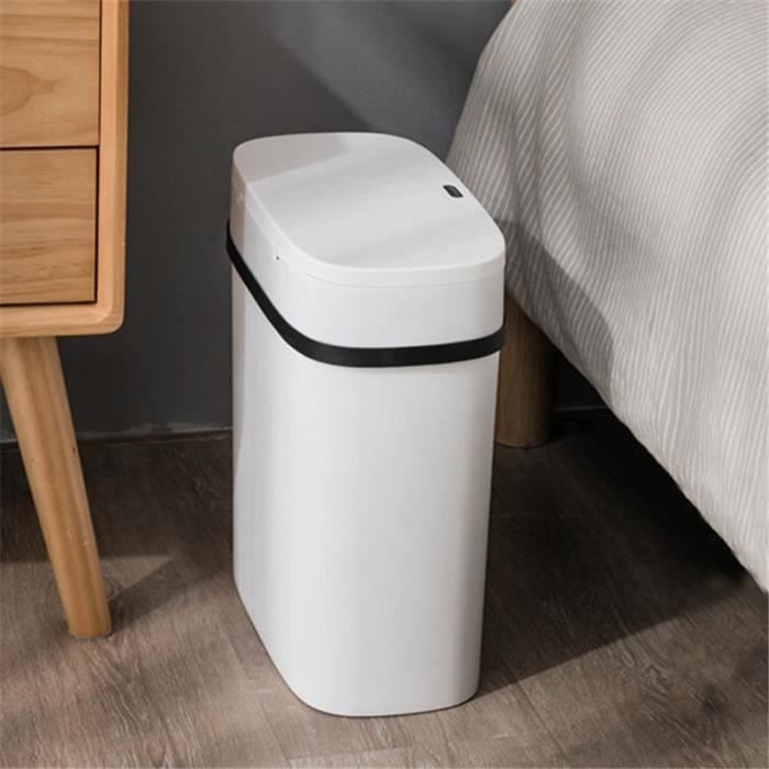 YOREDE-Poubelle intelligente avec couvercle, poubelle à capteur  automatique, poubelle étroite sans contact, accessoires pour la maison,  15L, 18L - AliExpress