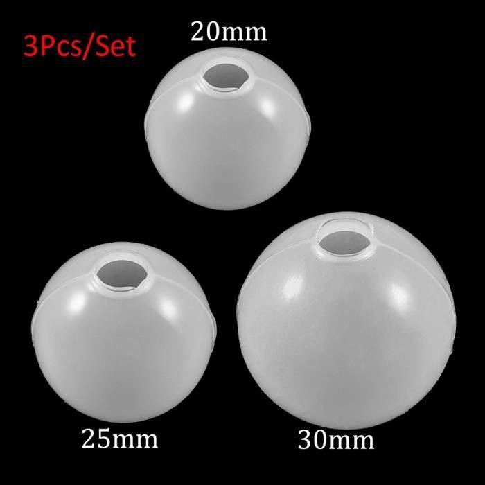 Moules En Silicone Pour Sphères Résine - Lot De 5 Moules Ronds 30 Mm - Pour Bijoux, Bougies, Savons, Bombes De Bain DIY