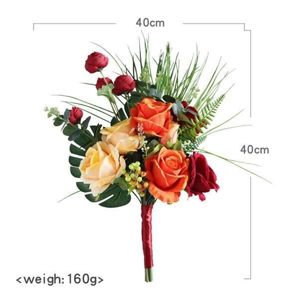 Orange shop artificial flowers
