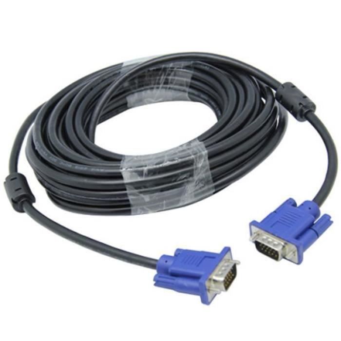 Câble VGA Vers VGA Belkin 3 Mètres – Relier PC à TV/Moniteur, Neuf Sous Blister