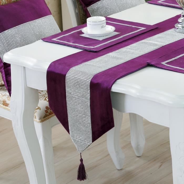 Fetez Moi Chemin De Table Toile De Jute 26 Cm Amazon Fr Cuisine