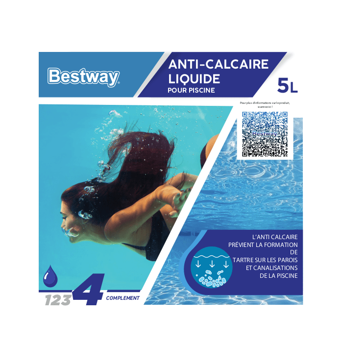 Anti calcaire BESTWAY - 21001 - Liquide - Seau de 5L