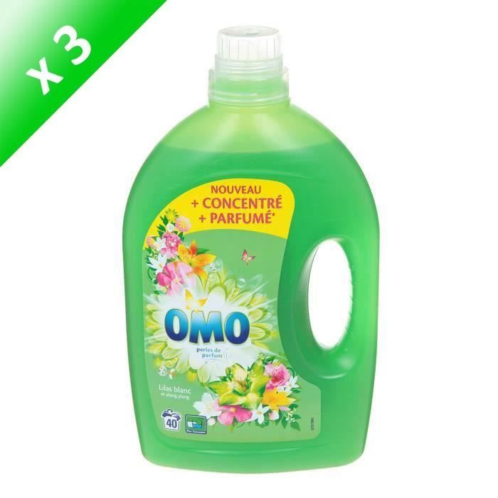 OMO Lessives liquides concentrées - Lilas blanc et ylang-ylang - 2 L ...