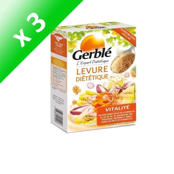 Lot De 3 Levure Dietetique 150 G Gerble Achat Vente Biscuits Dietetiques Levure Biere Malt Orge 150g X3 Cdiscount