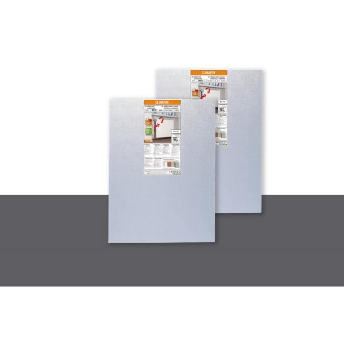 panneau isolant polystyrene reflecteur contrecolle alu 10 mm 0 8 m x 0 6 m x 10 mm carton de 12 panneaux 5 76 m2 cdiscount bricolage
