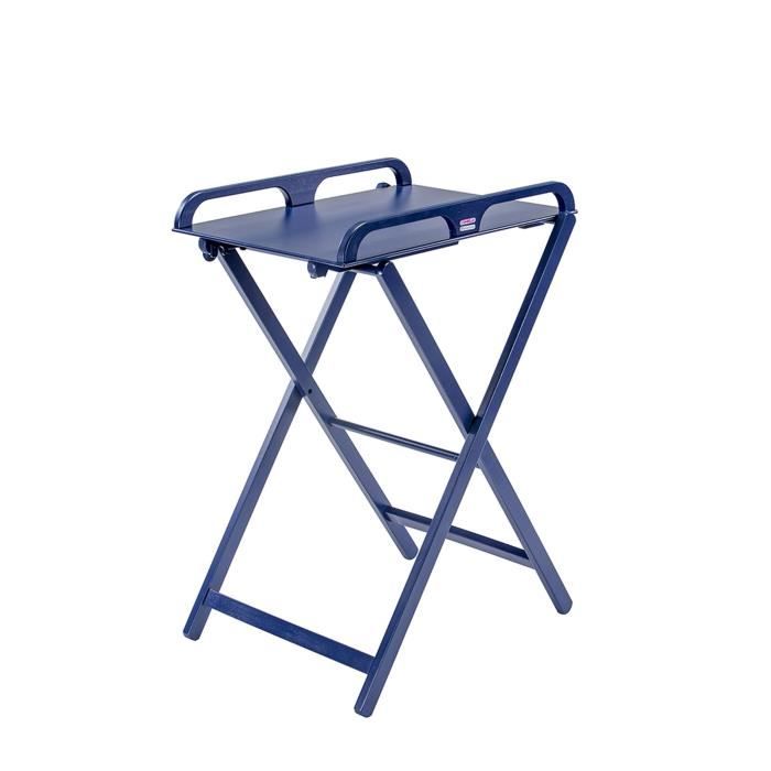 Combelle Table A Langer Jade Pliante Laque Bleu Laque Bleu Achat