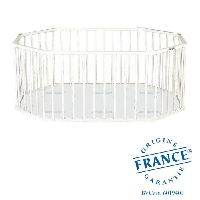 Combelle Grand Parc Ovale Blanc Cdiscount Puericulture Eveil Bebe