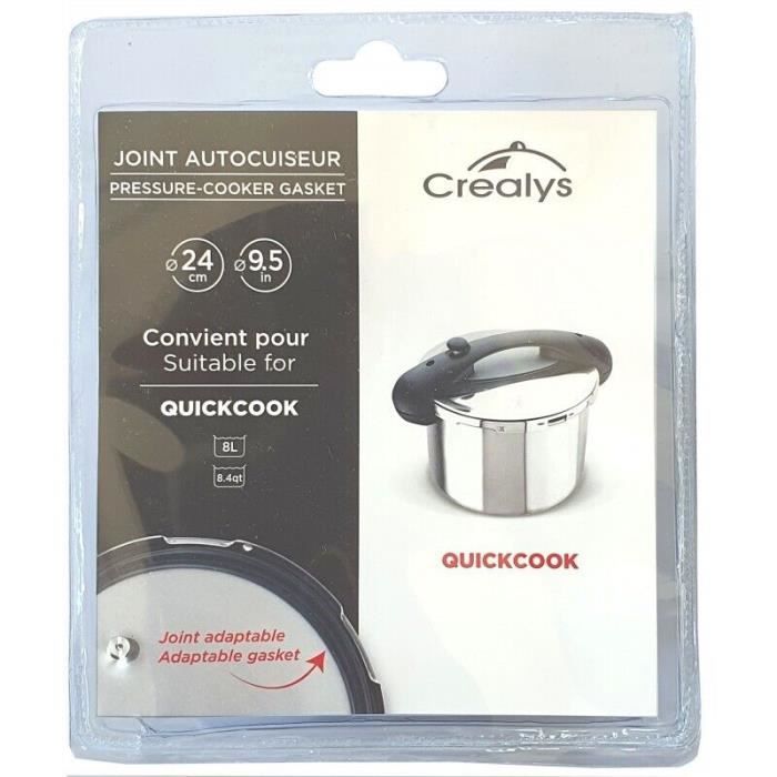 Joint de couvercle d'autocuiseur Crealys QuickCook - uniquement 8