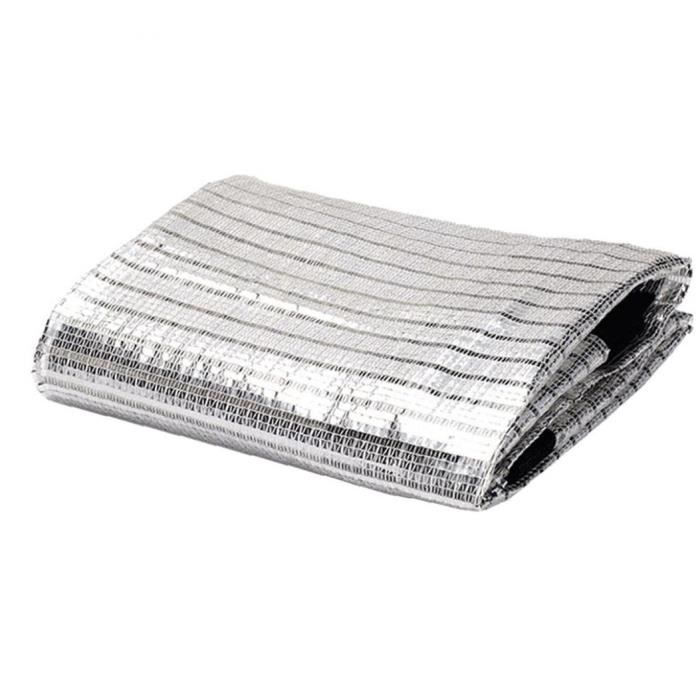 Shade Net,Filet D'ombrage en Aluminium Réfléchissant 55%,Tissu D'ombre