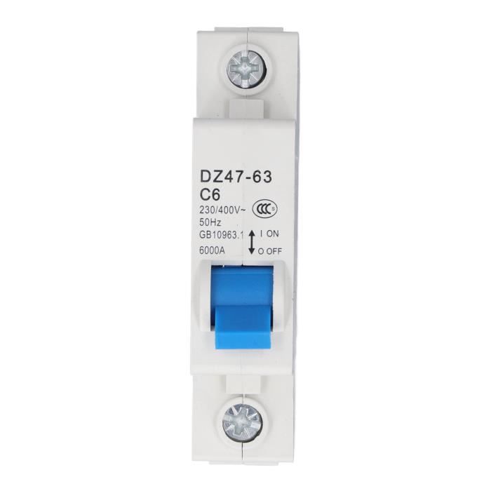 Mini Disjoncteur DZ47-63 C32 3000A - Protection Surcharge Et Court-Circuit 1 Pôle