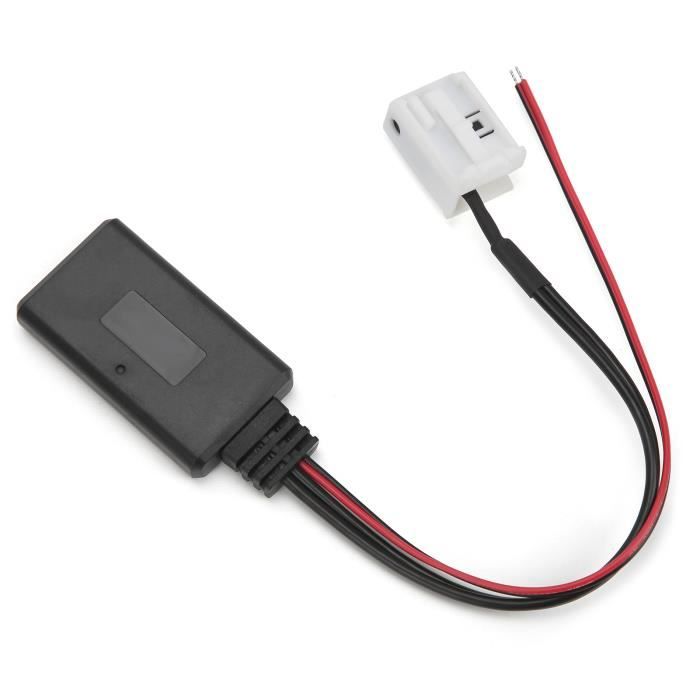 Bluetooth 5.0 Radio Aux Input Adapter Microphone De Voiture Câble Mains Libres Transmetteur