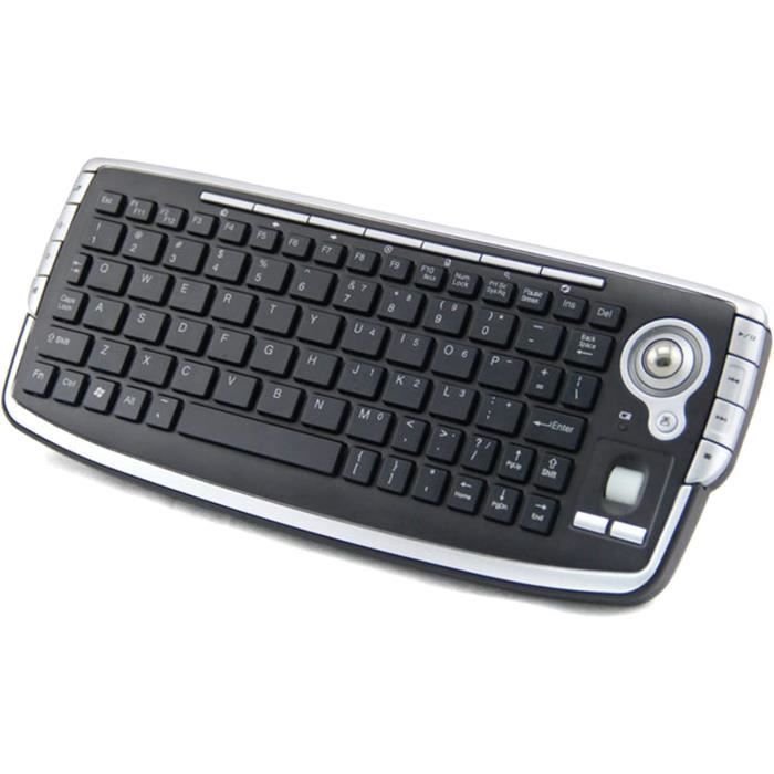Centre Médias Home Cinéma Clavier Souris Sans Fil 2-en-1 GMBYLBY - Trackball Intégré, Rétroéclairage Clavier Avancé De Bureau