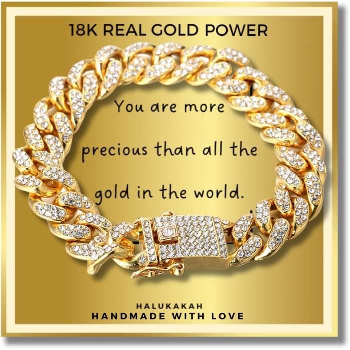 Bracelet De Cheville Cubain En Or 18 Carats Pour Femmes - Largeur 3 à 5 Mm, Design élégant, Cadeau Luxe