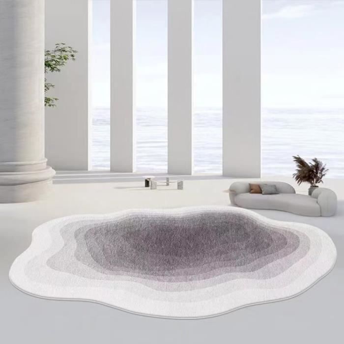 Tapis Mousse Irrégulier - Lavable, Antidérapant, Décoration Nature Pour Chambre Ou Salon - 9