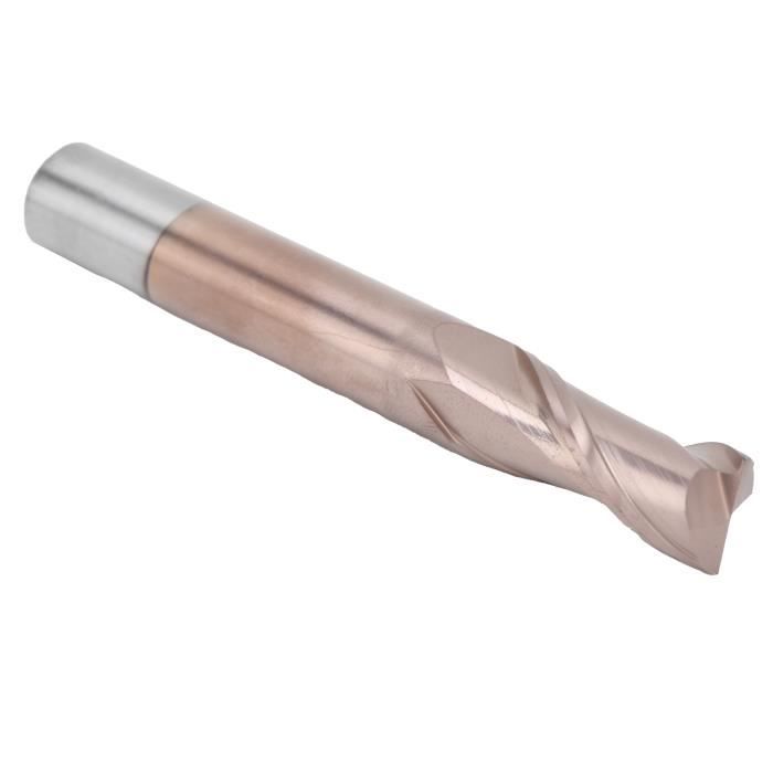 EJ.life fraise en bout en acier trempé Fraise en bout droite en acier à ...