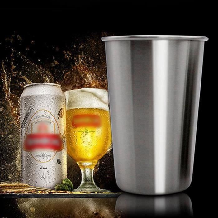 Verre à eau,Gobelet à froid en acier inoxydable de 350ML-500ML,gobelet Durable avec peinture en Verre à eau,Gobelet à froid en acier inoxydable de 350ML-500ML,gobelet Durable avec peinture en