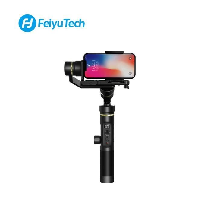 Stabilisateur de caméra portative - FEIYU TECH - G6 - 320° - 0-360° - Noir