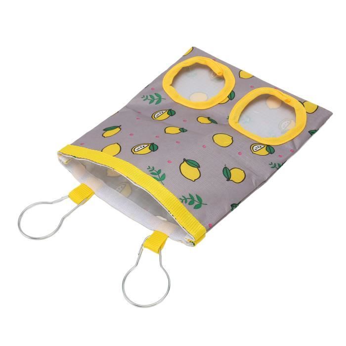 YJZQ Sac à Fourrage Sacoche d'alimentation Sac Noir pour Rangement de