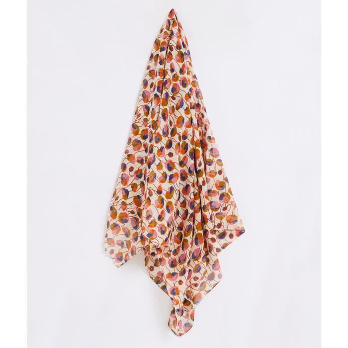 Grain De Malice Écharpe Imprimé Cœurs Femme