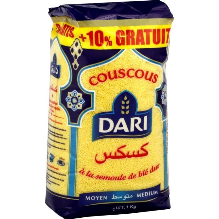DARI Couscous Moyen 1,1kg - Cdiscount Au quotidien
