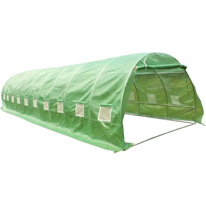 serre tunnel de jardin althea 30m 10 x 3 x 2 m cdiscount jardin