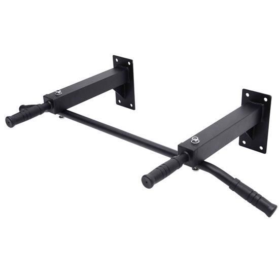 Barres de Traction Murale, Fixation Mural Barre d'exercice avec Poignées en Mousse, Barre de Traction Fitness Musculation, Pull Up Bar Workout Bar pour Gym à Domicile Exercices
