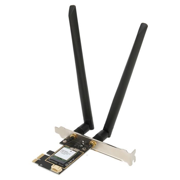 Carte WiFi pour PC, Carte WiFi sans Fil Double Bande Bluetooth 4.2 2 Carte WiFi pour PC, Carte WiFi sans Fil Double Bande Bluetooth 4.2 2