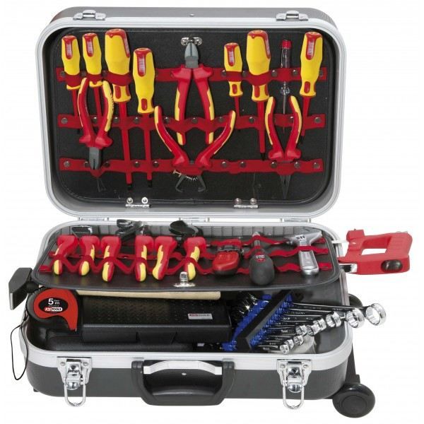 Valise Trolley - KS TOOLS - Outils isolés 1000V - Vendu à lunité - Référence 117 0195