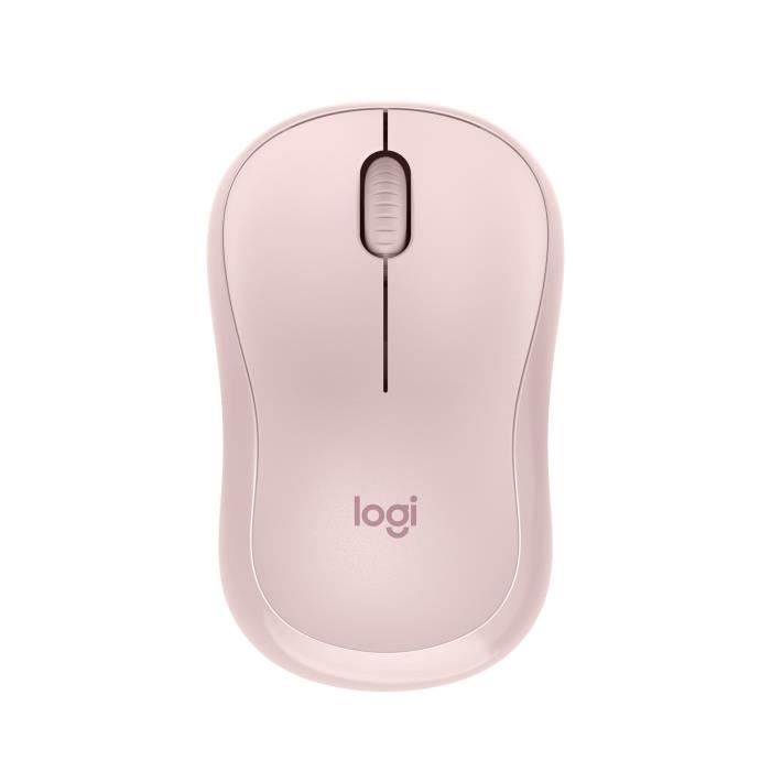 Logitech M240 Souris Bluetooth, Sans fil, Compacte, Portable, Suivi fluide - Rose