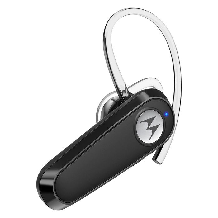 Auriculares Bluetooth mono Motorola HK126: diseño liviano y portátil con conectividad multipunto. Hasta 8 horas de conversación