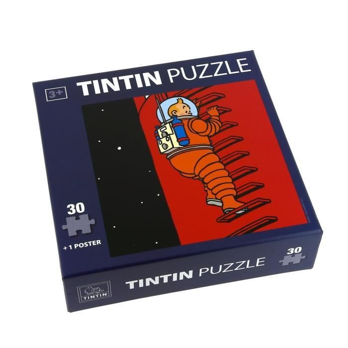 Puzzle Tintin L'échelle de la fusée - MOULINSART - 250-400 pièces - Poster  inclus - Cdiscount Jeux - Jouets