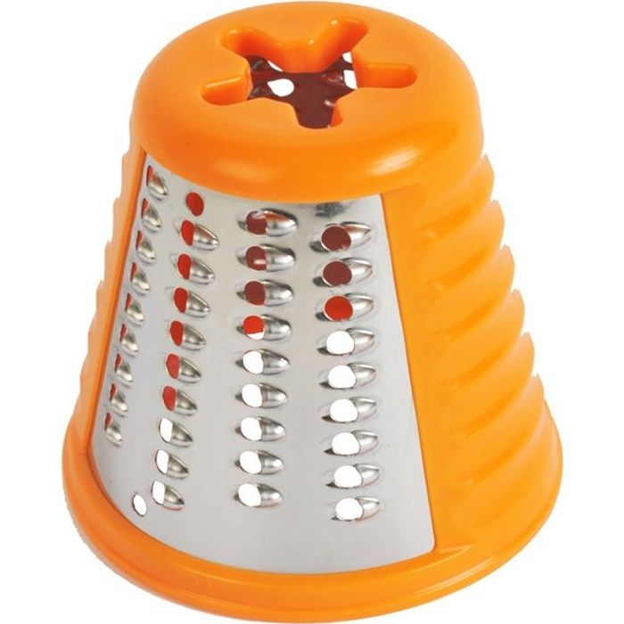 Cône à râper fin - MOULINEX - Compatible Fresh Express et HV4 - Râpage fin - Carottes - Courgettes - Gruyère - Chocolat
