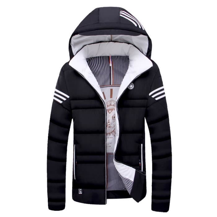 Doudoune Homme Hiver Marque Blouson en Coupe de vague Doudoune Pour