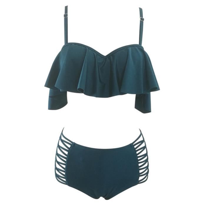 maillot de bain volant push up