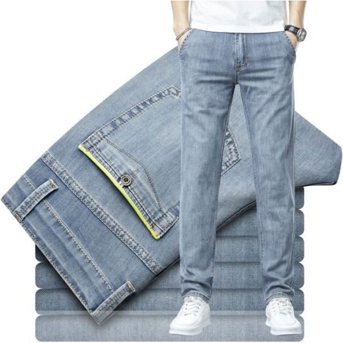 Jean Homme York Coupe Slim Bleu Délavé