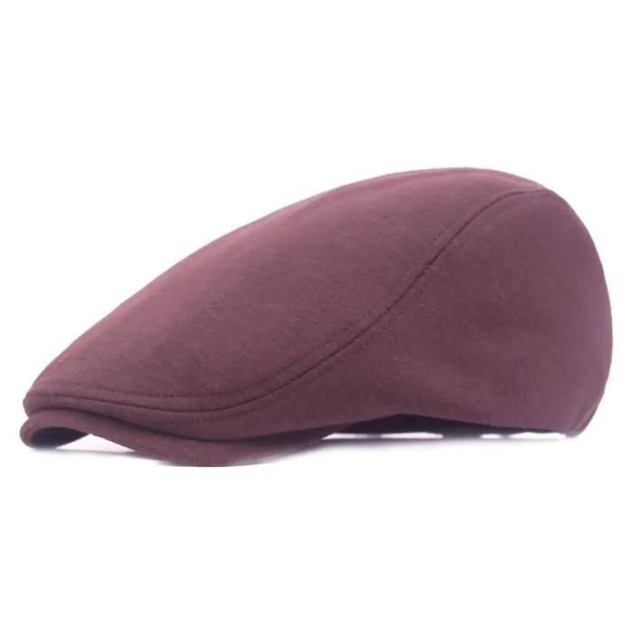 Casquette - Coffee - Velours Rétro - Chapeau Décontracté - Taille - 2