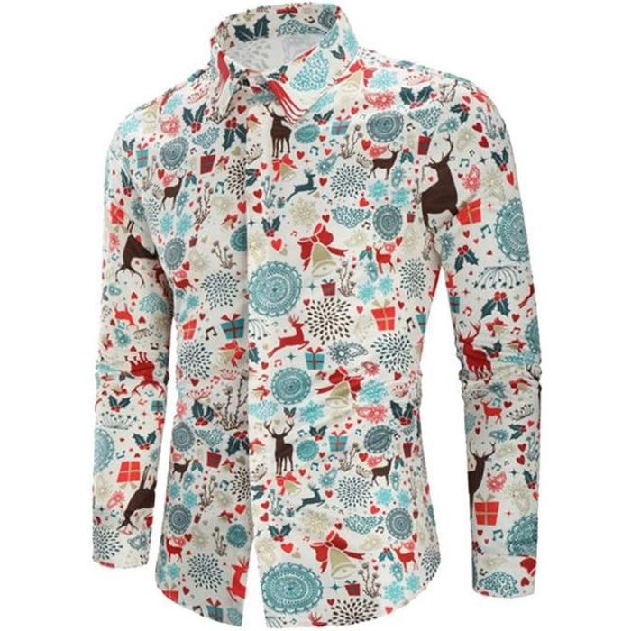 Chemise noël homme top
