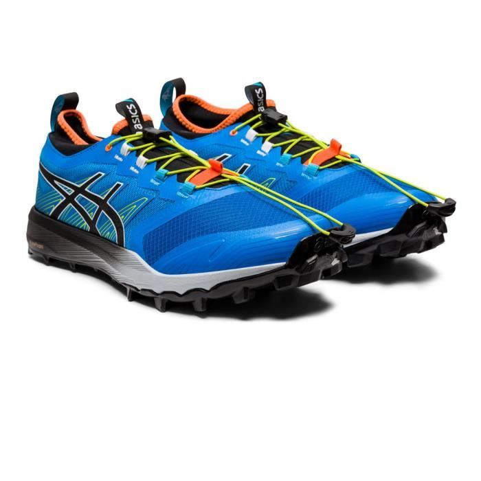 Baskets de sport ASICS Hommes Fujitrabuco Pro - Bleu - Running