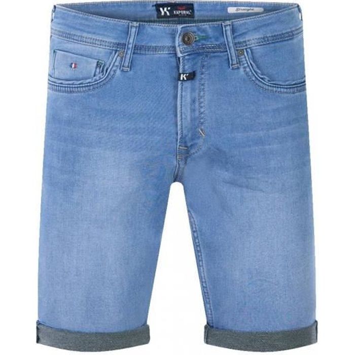 Bermuda jean stretch homme sales