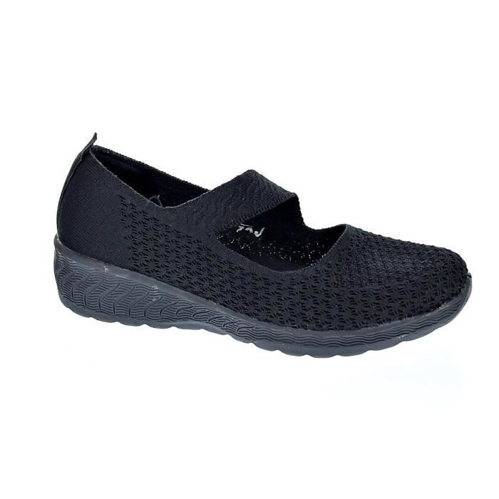 Ballerine Skechers Up Lifted Femme Noir Confortable et Elegante Noir Cdiscount Chaussures