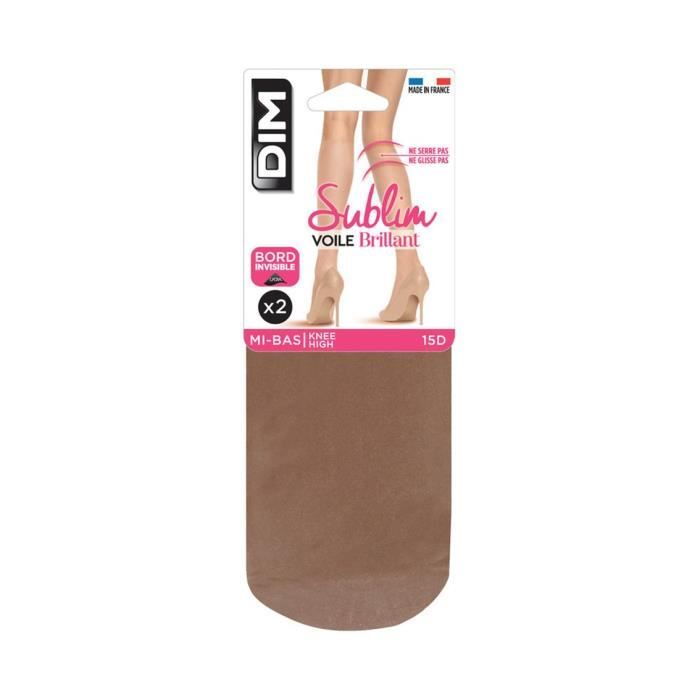 Mi Bas Femme Lot De Mi- Sublim Voile Brillant 15 Deniers Femme