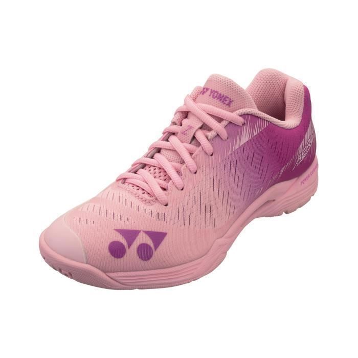 chaussures de badminton indoor femme yonex pc aerus z - rose - 36