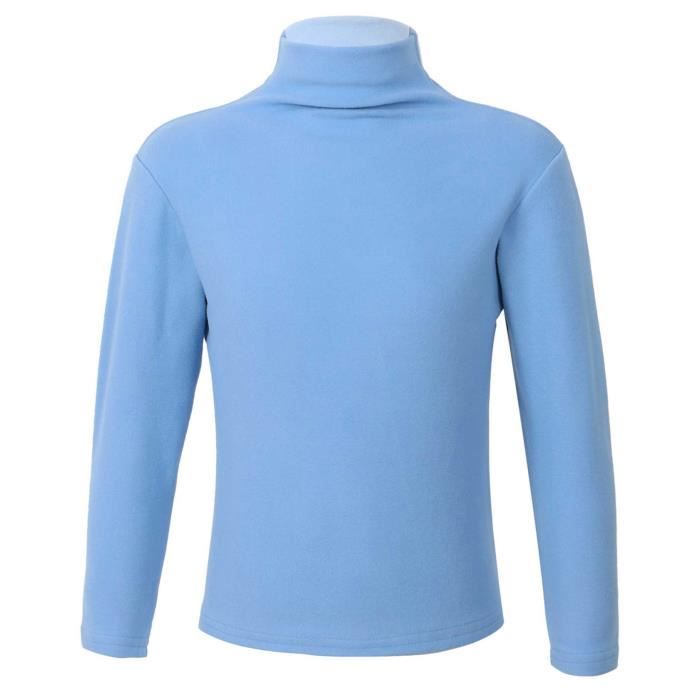 Kaerm T-Shirt Thermique Enfant Manches Longues Coton - Sous-Vêtement Chaud Col Rond 2-14 Ans