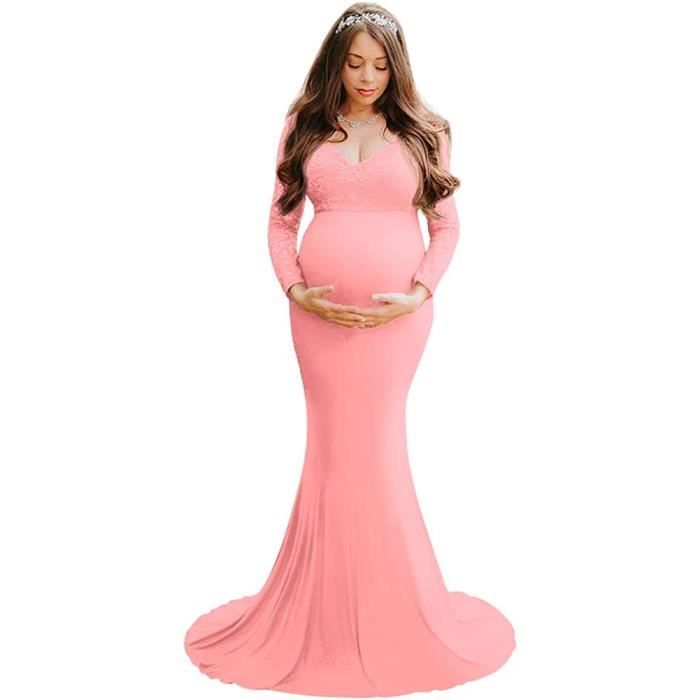 Robe longue shop shooting grossesse