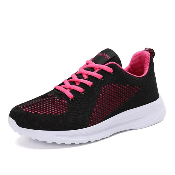 Chaussures De Travail Femme Légères Et Respirantes - Baskets Confort, Style Rétro, Semelle Antidérapante - Pour Travail, Marche, Loisirs