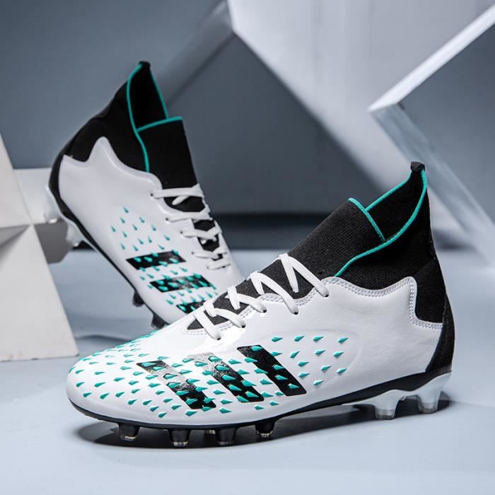 BINBINNIAO Chaussures De Football Hommes Outdoor High-Top - Chaussures De Sport Professionnelles Pour Adultes Et Enfants