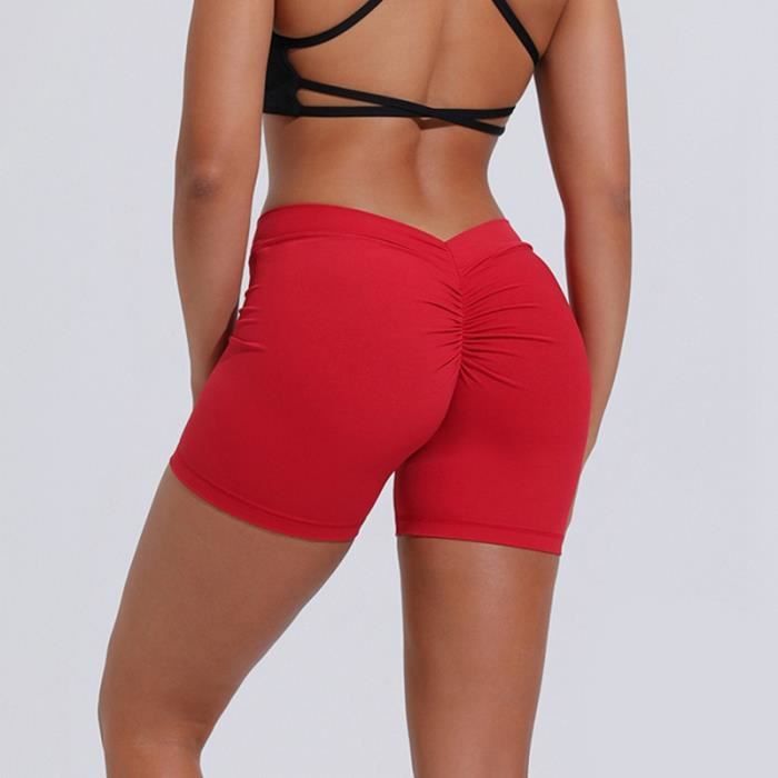 Short Femme Elara Taille Haute - Effet Push Up - 75% Coton - Style Décontracté Ou Élégant