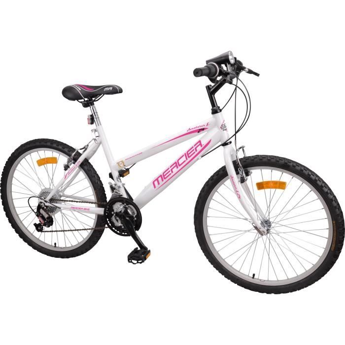 MERCIER VTT Rigide 24 Enfant Fille 9 14 ans Cdiscount Sport