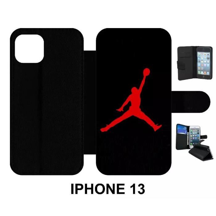 Étui Portefeuille En Cuir PU Pour IPhone 13 / 12 (Pro) - Housse De Protection Avec Rabat Et Clip